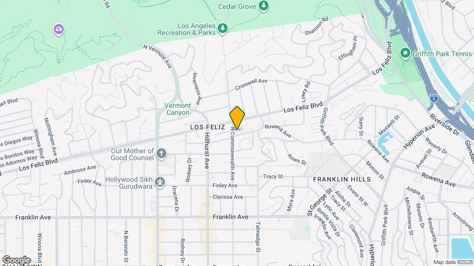4331 Avocado St Map and Location Details