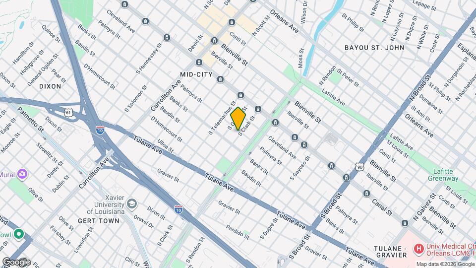 3500 Palmyra St Map and Location Details