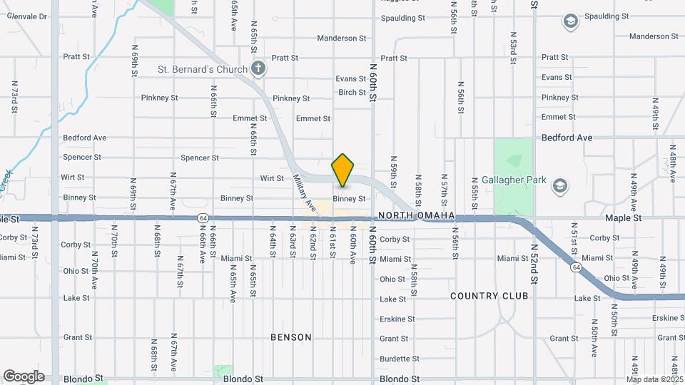 6040 Binney St Map and Location Details