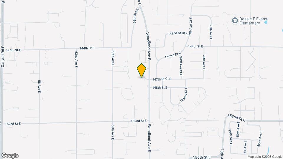 14716 69th Ave Ct E Map and Location Details