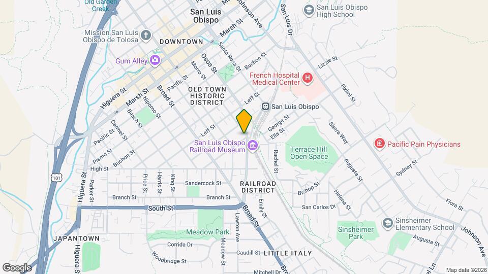 1845 Morro St Map and Location Details