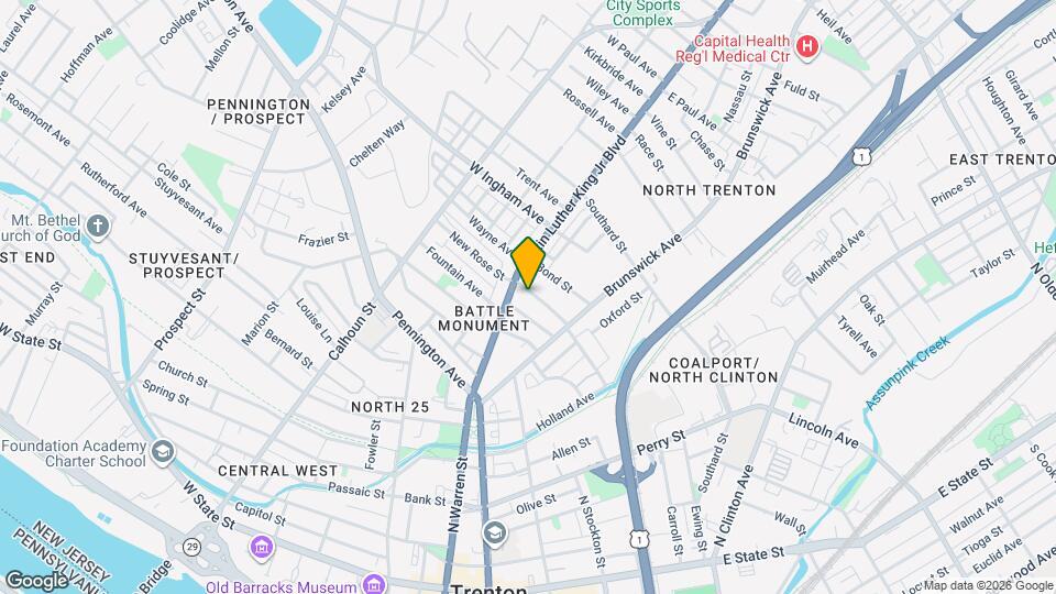 36 Middle Rose St Mapa y Detalles de la Ubicación