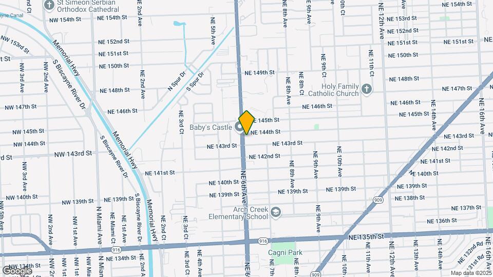 14355 NE 6th Ave Mapa y Detalles de la Ubicación