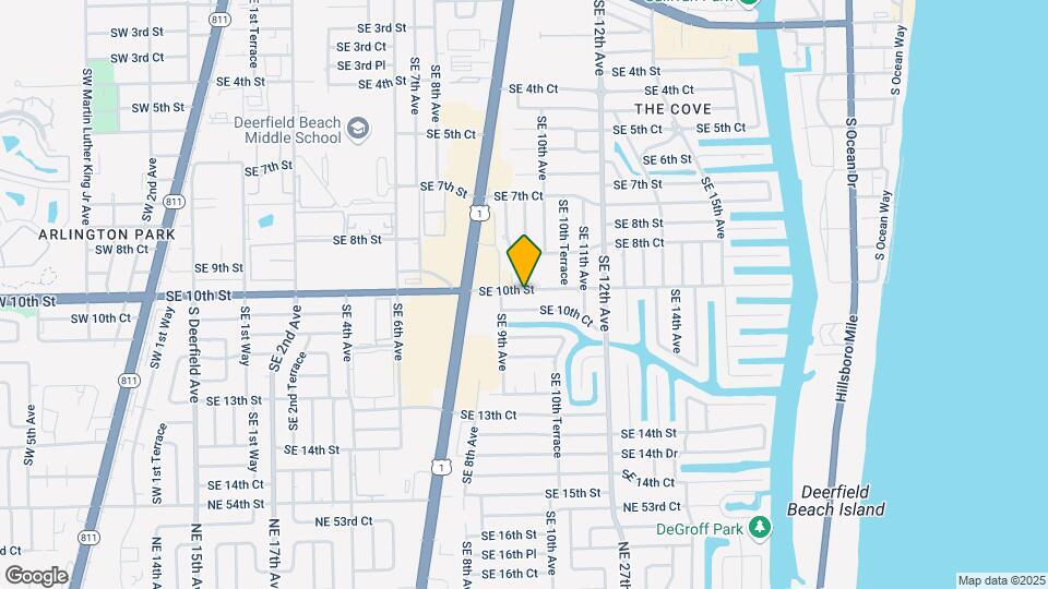 908 SE 10th St Map and Location Details
