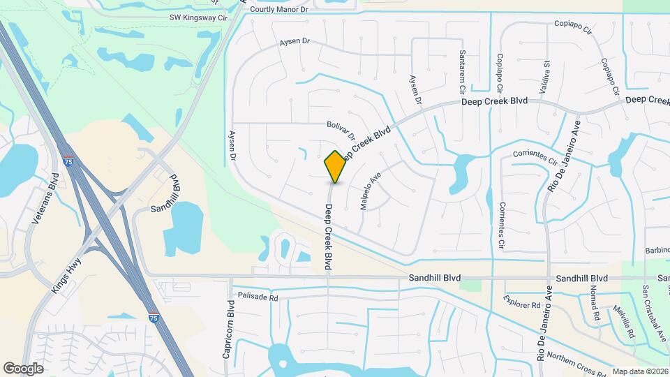 25381 Deep Creek Blvd Map and Location Details