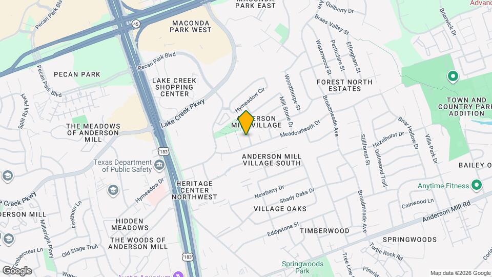 9746 Anderson Village Dr Map and Location Details