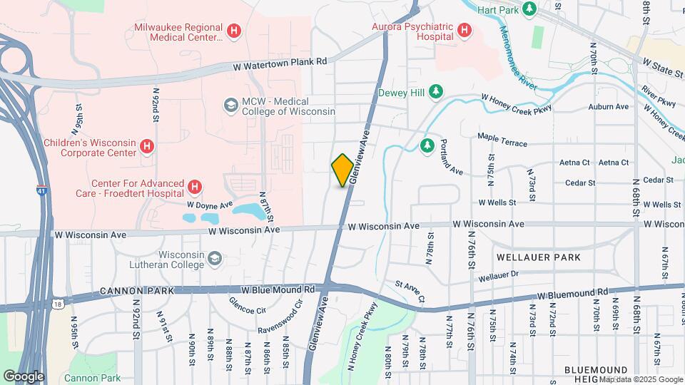 827 N Glenview Ave Map and Location Details