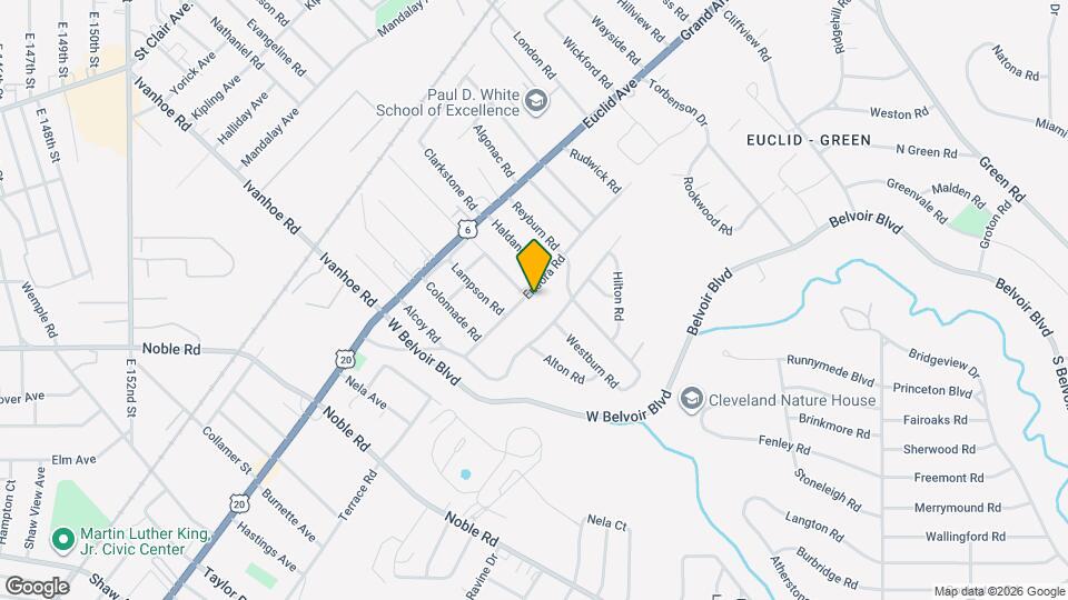 16902 Endora Rd Map and Location Details