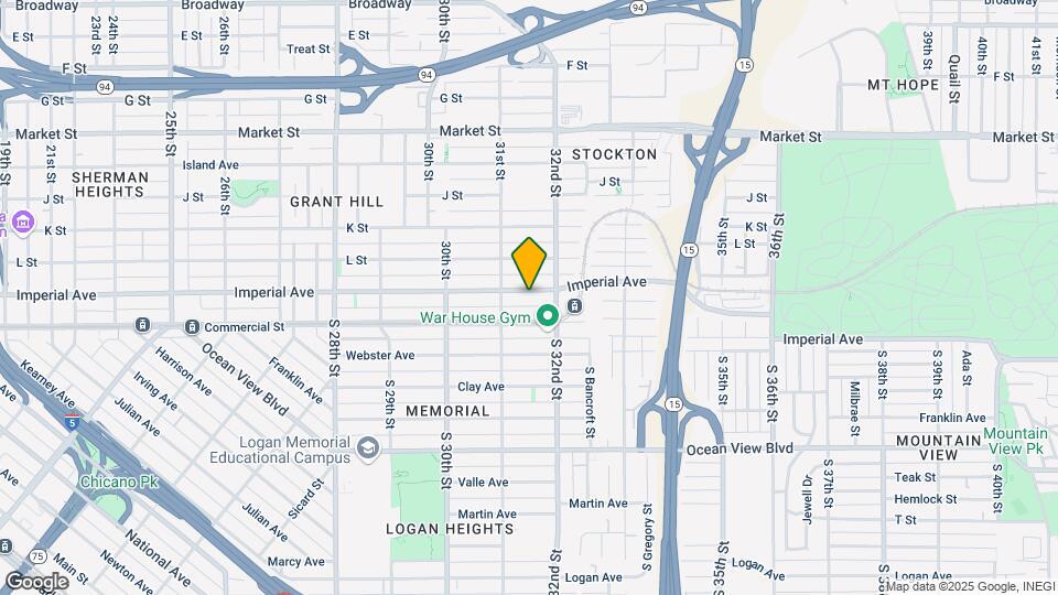3141-3153 Imperial Ave Mapa y Detalles de la Ubicación