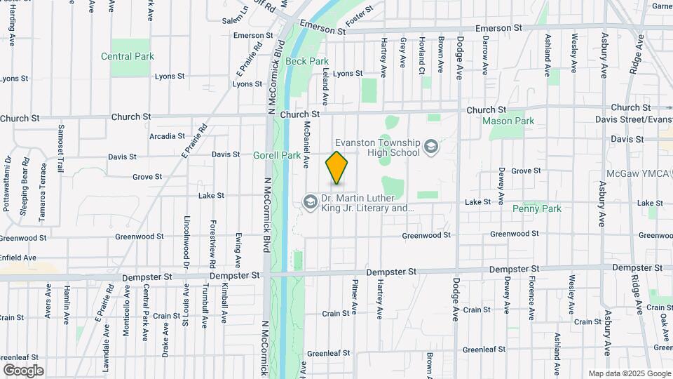 1503 Fowler Ave Map and Location Details