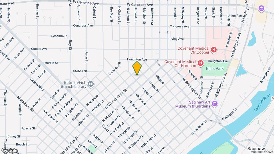 707 N Woodbridge St Map and Location Details