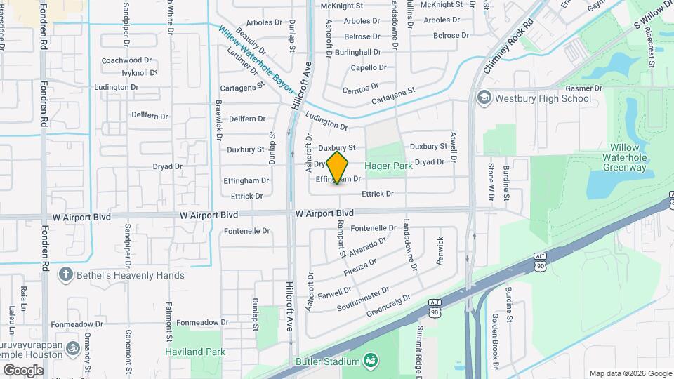 5830 Ettrick Dr Map and Location Details
