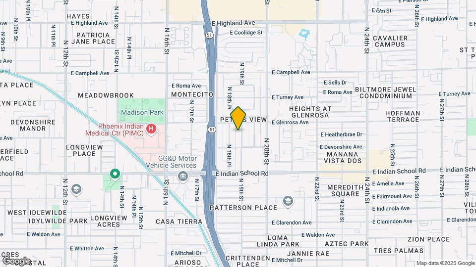 4212 N 19th St Map and Location Details