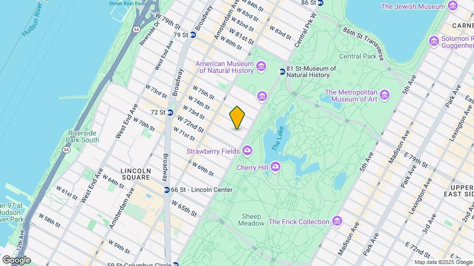 11 W 73rd St Map and Location Details