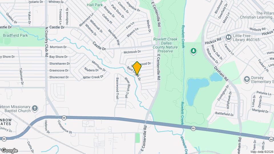 401 Bent Creek Dr Map and Location Details