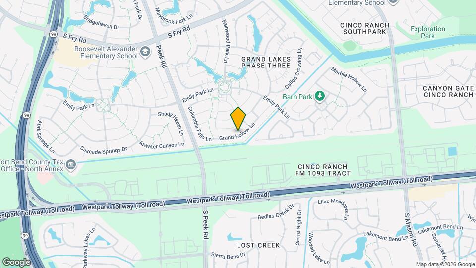 21610 Grand Hollow Ln Map and Location Details