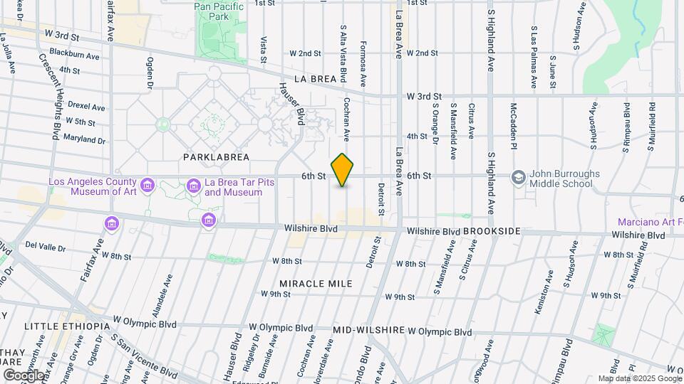 625 S Cochran Ave Map and Location Details