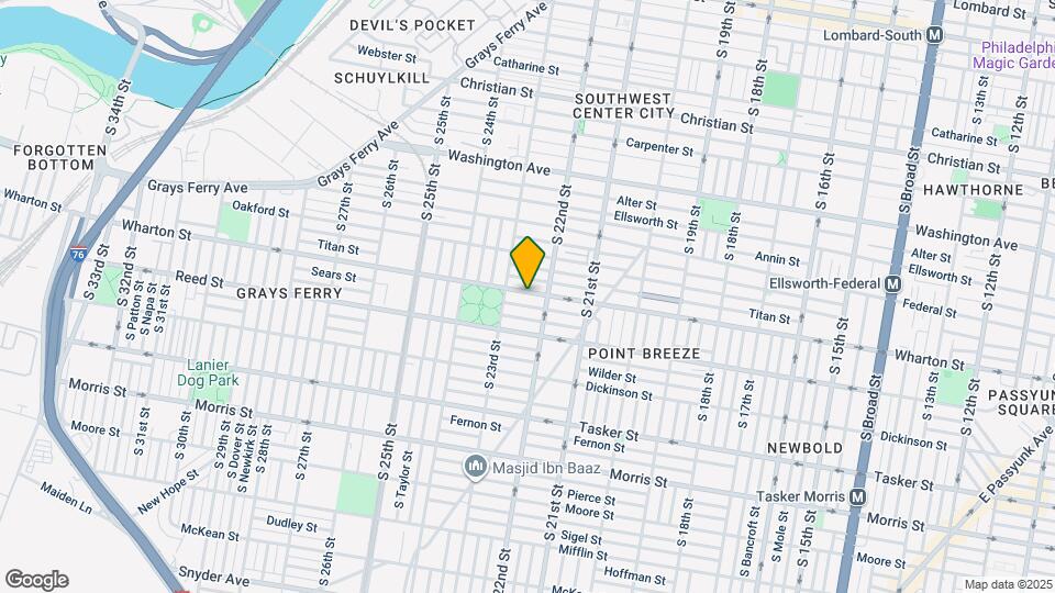 2222 Wharton St Map and Location Details