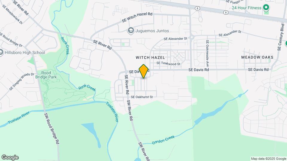 3722 SE Oakleaf St Map and Location Details