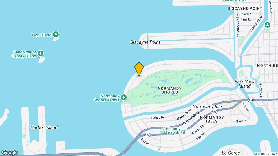 1000 N Shore Dr Map and Location Details