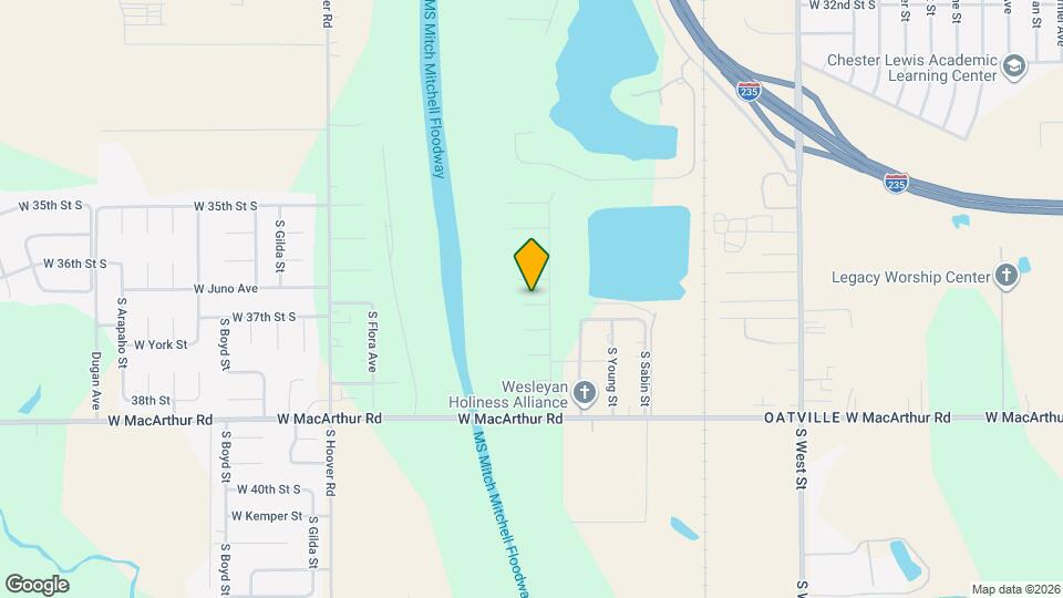 3815-3817 S Bluelake Ct Map and Location Details