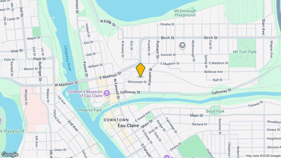 652 Wisconsin St, Unit 652 #4 Map and Location Details