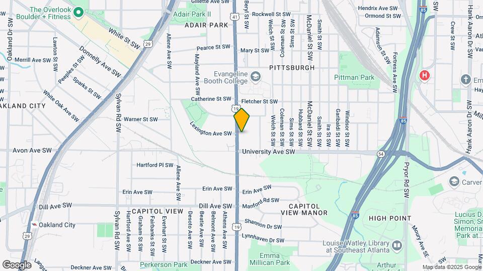 1158 Metropolitan Pky SW, Unit Apt 1 Map and Location Details
