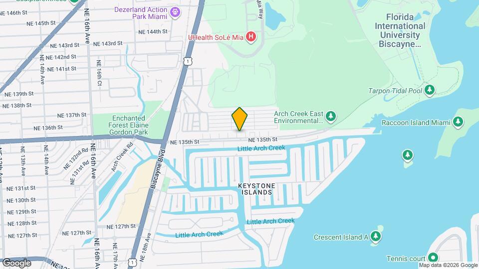 13505 NE 23rd Ct Map and Location Details