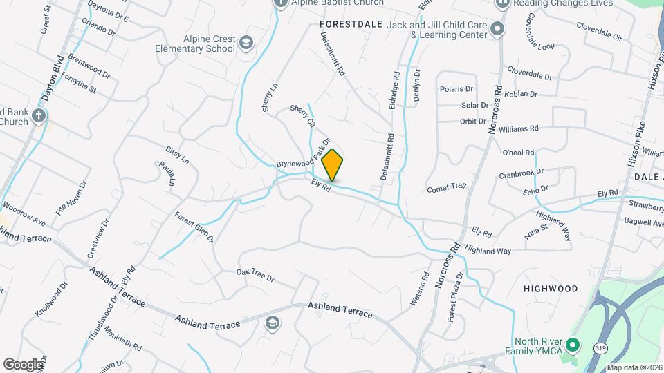 925 Ely Rd Map and Location Details