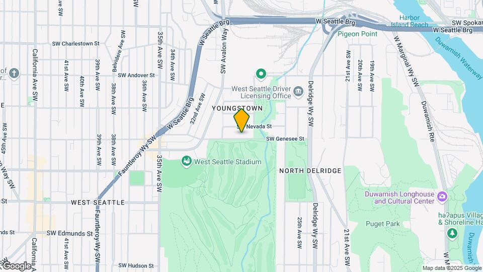 2822 SW Genesee St Mapa y Detalles de la Ubicación