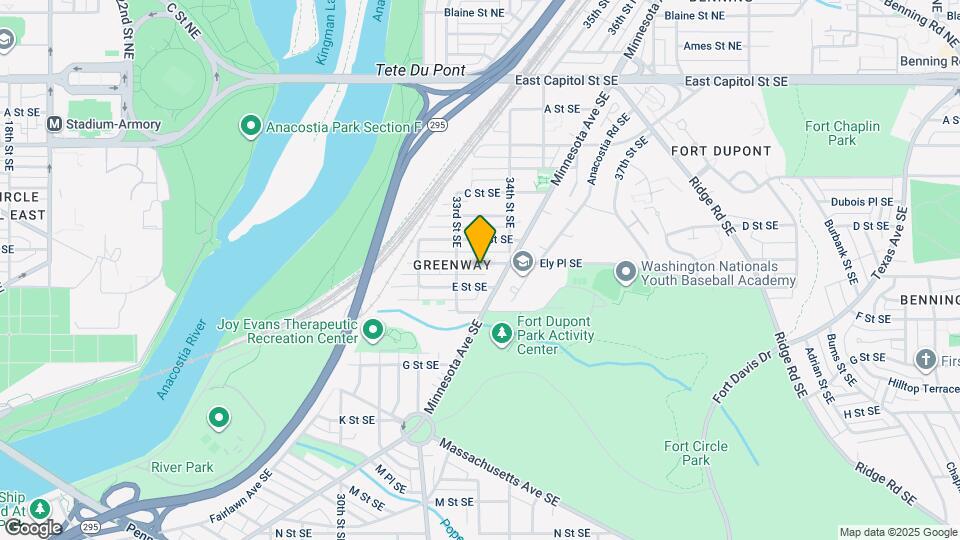 3325 Ely Pl SE, Unit 1 Map and Location Details