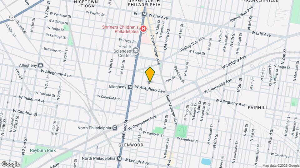 3215 N 13th St Map and Location Details