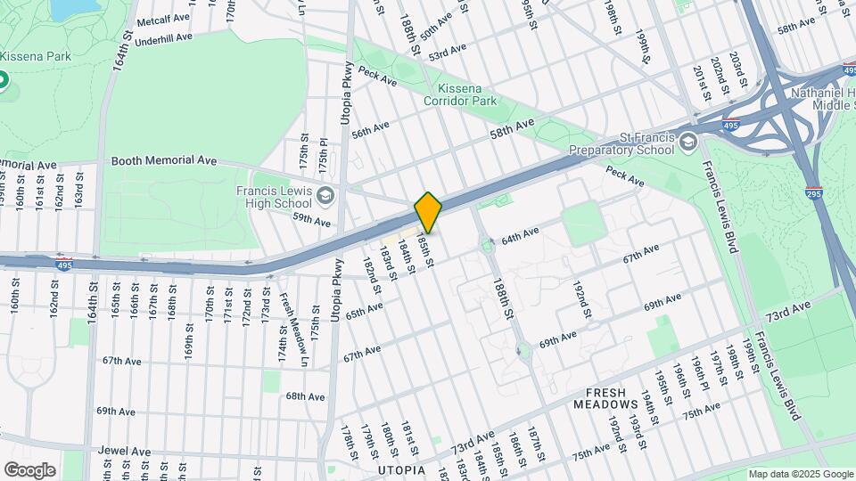 61-21 185th St Map and Location Details