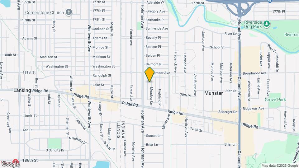 8134 Meadow Ln Map and Location Details