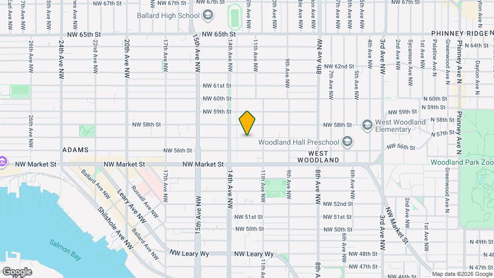 1131 NW 57th St Map and Location Details