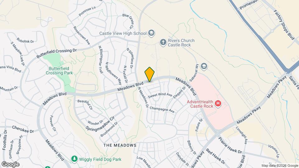 2610 Meadows Blvd Map and Location Details