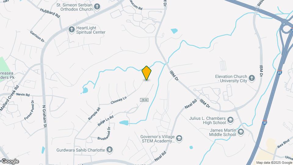 1401 Clooney Ln Map and Location Details