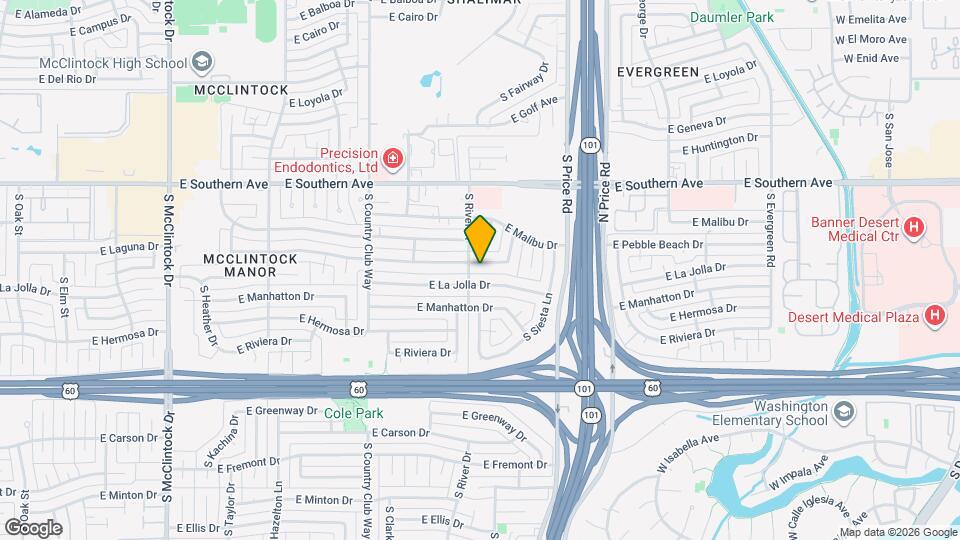 2113 E Pebble Beach Dr Map and Location Details