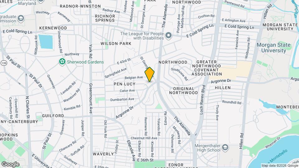 952 Argonne Dr, Unit B Map and Location Details