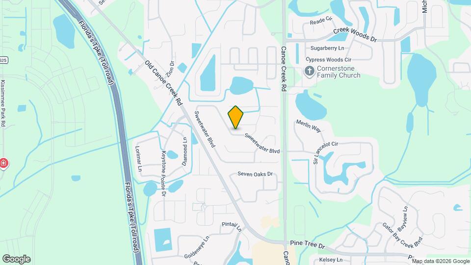 2318 Sweetwater Blvd Map and Location Details