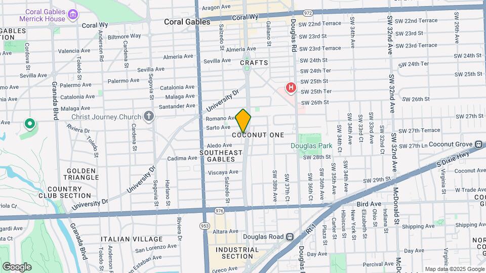 3400 Ponce de Leon Blvd Map and Location Details