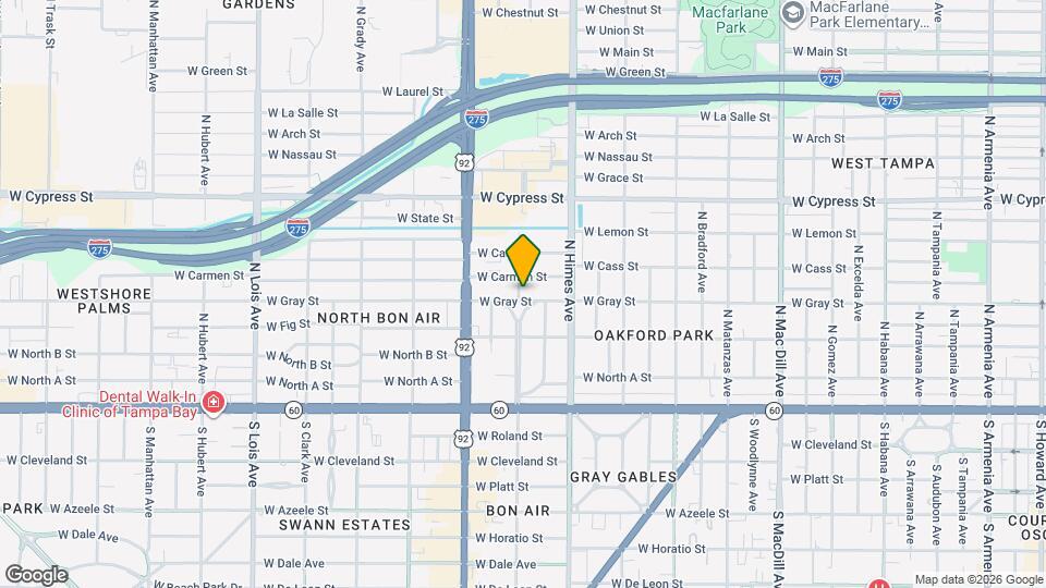 3623 W Gray St Map and Location Details