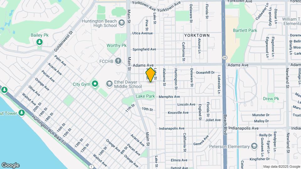 1036 13th Street Mapa y Detalles de la Ubicación