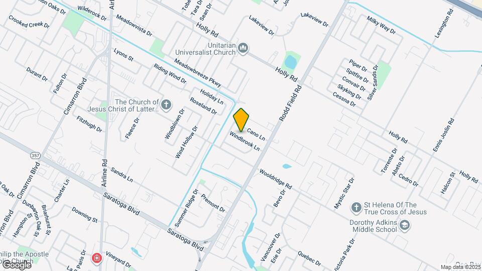 7126 Windbrook Ln Map and Location Details
