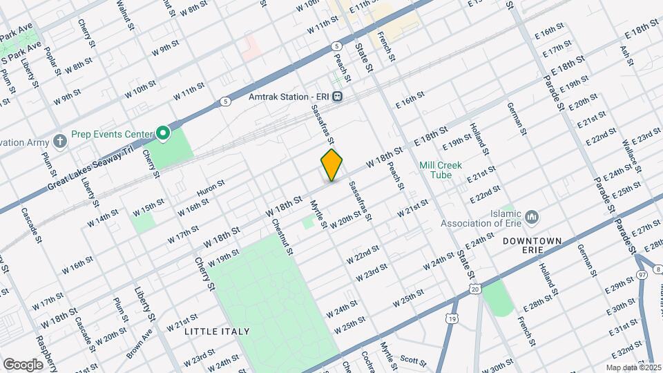 225 W 18th St Map and Location Details