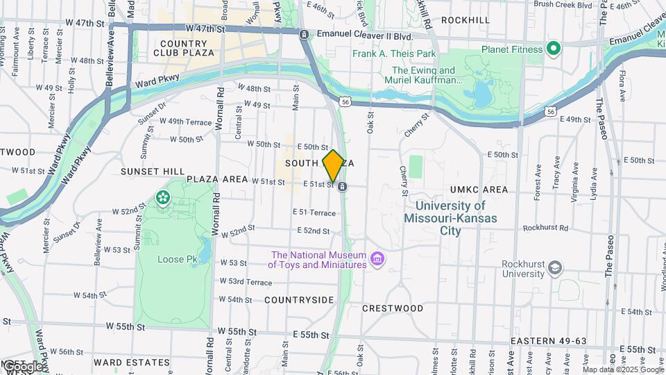 5101 Grand Ave Map and Location Details