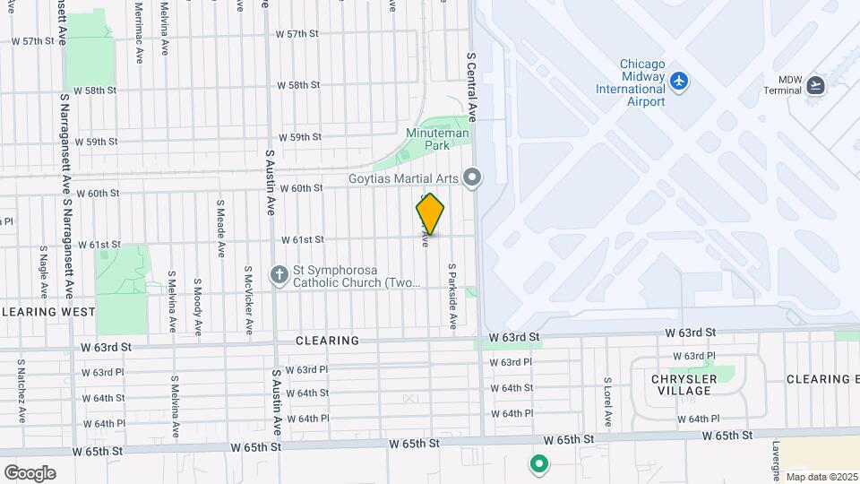 6101 S Major Ave Map and Location Details