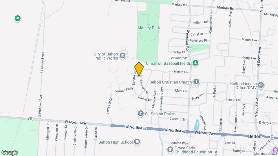 401 Kimberly Dr Map and Location Details