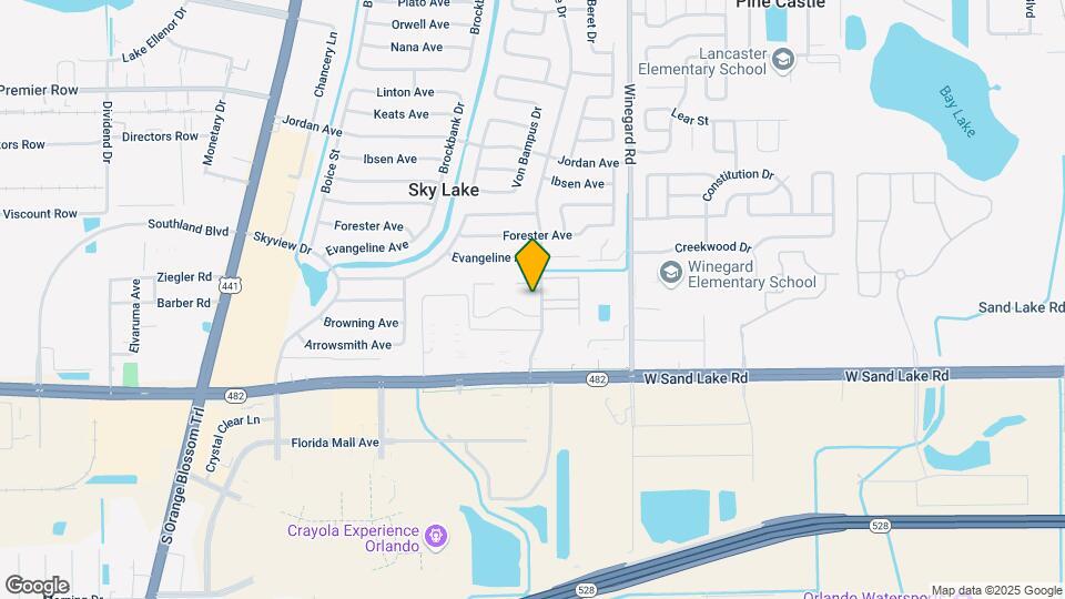 814 Sky Lake Cir Map and Location Details