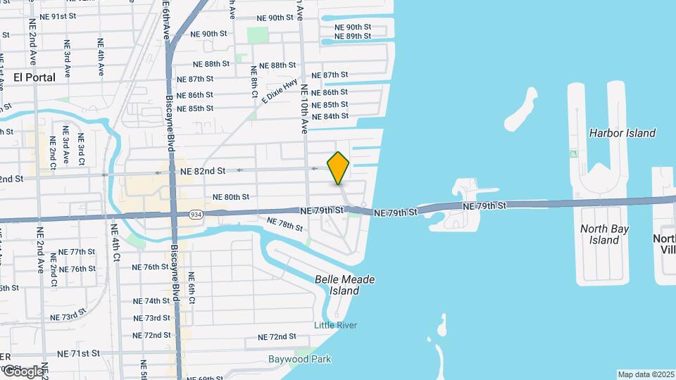 8020 N Bayshore Dr Map and Location Details